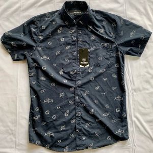 Men’s Molokai button up - aliens - NWT